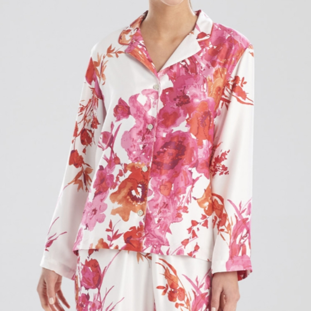 Natori Bloom Notch PJ Top